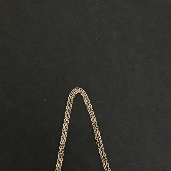 TIFFANY&CO. Silver 925 Elsa Peretti Eternal Circle Pendant Necklace /1E4201